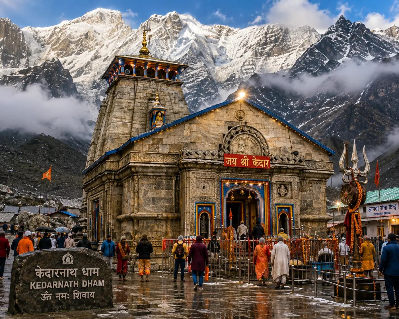 Kedarnath Abhishek at Kedarnath Temple