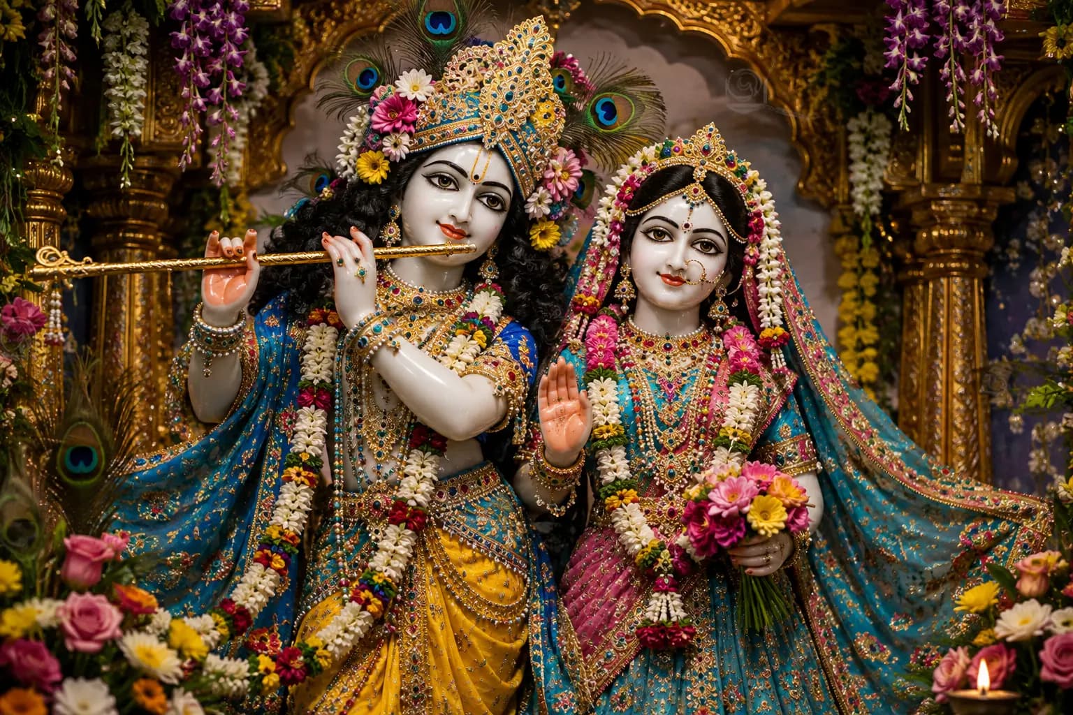 Radha Krishna Puja at Radha Krishna Seva