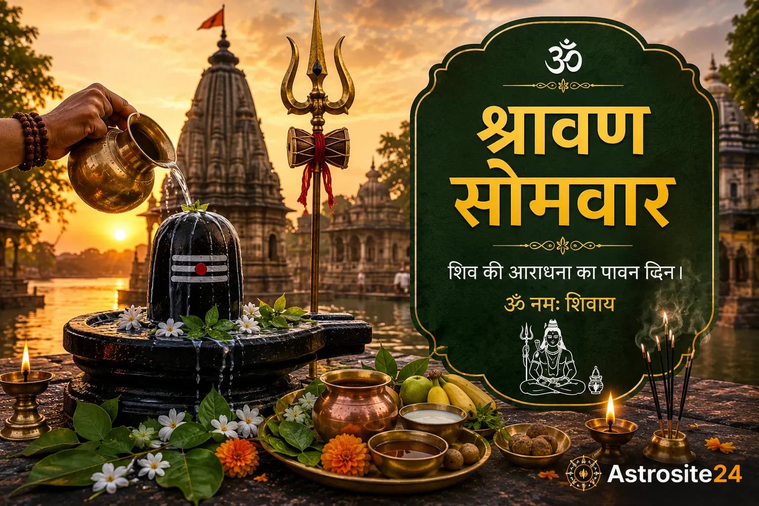 Shravan Somvar Puja at Mrityunjay Mahadev,Varanasi